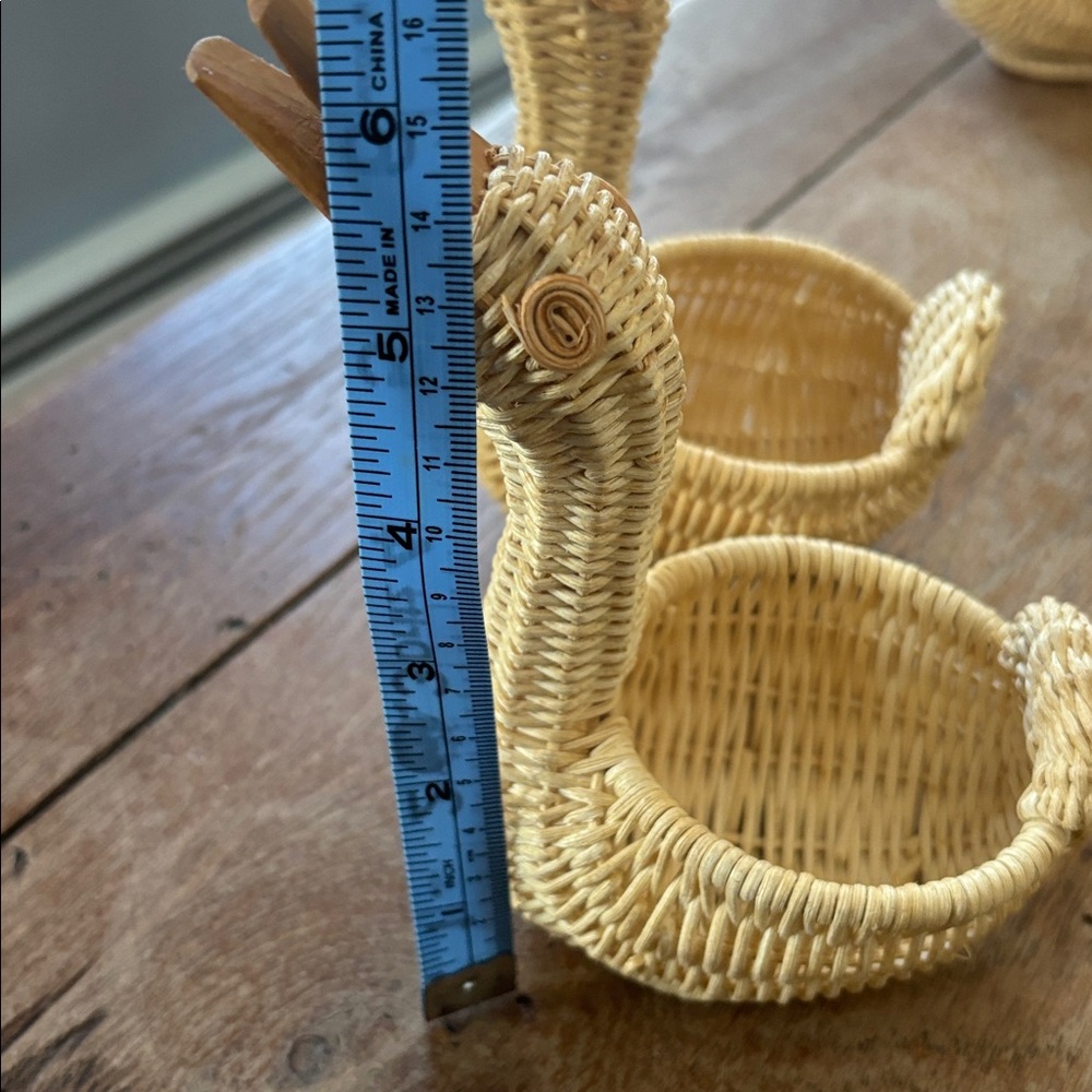 Woven Duck Basket Set - Natural Brown - Picture 11 of 12